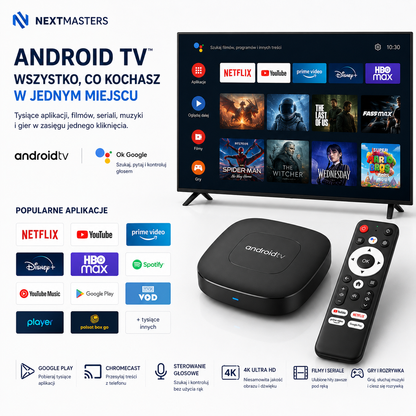 NextSmart™ | StreamBox 4K z AndroidTv