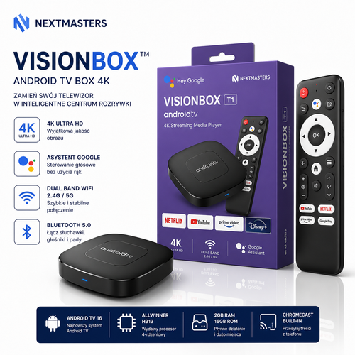 NextSmart™ | StreamBox 4K z AndroidTv